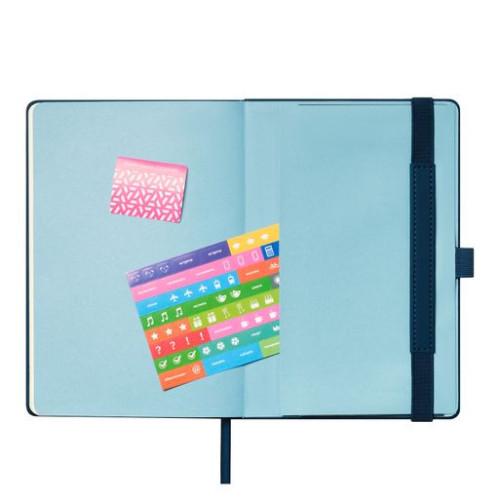 Ежедневник Альфа (Alpha) недатированный, синий/голубой Ежедневник Альфа (Alpha) недатированный, синий/голубой