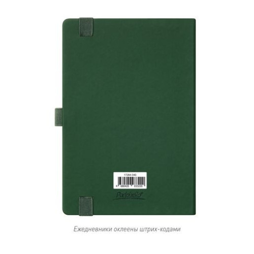 Ежедневник Альфа (Alpha) недатированный, зеленый/оливковый