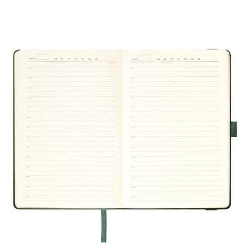 Ежедневник Альфа (Alpha) недатированный, зеленый/оливковый