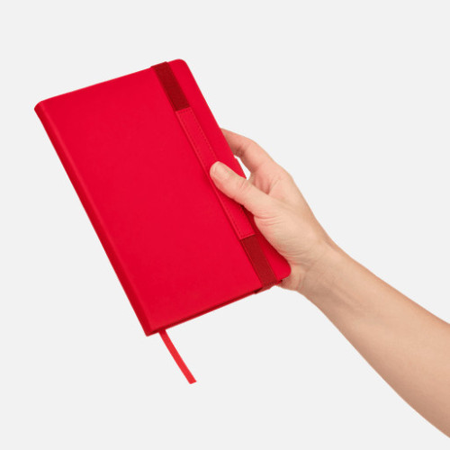 Ежедневник Альфа (Alpha) недатированный, красный/серый Ежедневник Альфа (Alpha) недатированный, красный/серый