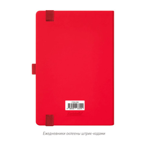 Ежедневник Альфа (Alpha) недатированный, красный/серый Ежедневник Альфа (Alpha) недатированный, красный/серый