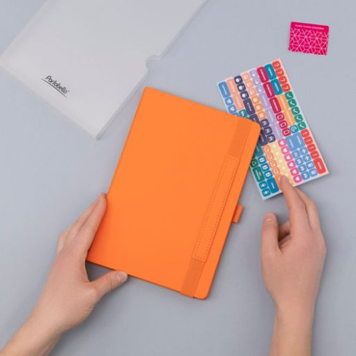 Ежедневник Альфа (Alpha) недатированный, оранжевый/оранжевый Ежедневник Альфа (Alpha) недатированный, оранжевый/оранжевый