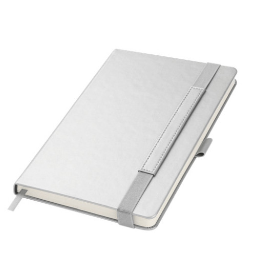 Ежедневник Альфа (Alpha) недатированный, серебро/серый