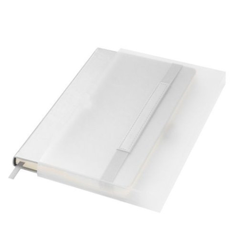 Ежедневник Альфа (Alpha) недатированный, серебро/серый