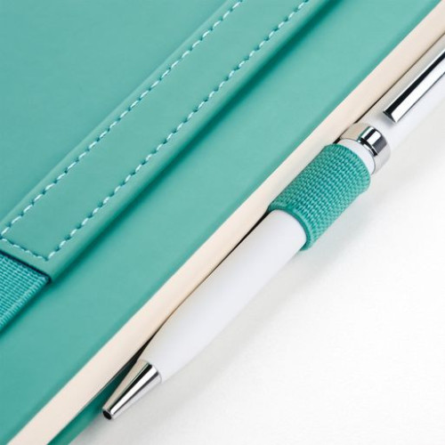 Ежедневник Альфа (Alpha) недатированный, бирюзовый/серый Ежедневник Альфа (Alpha) недатированный, бирюзовый/серый