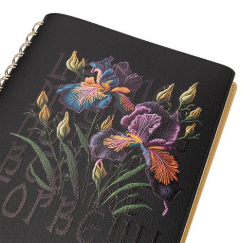 Ежедневник Виста (Vista) недатированный, черный/красный