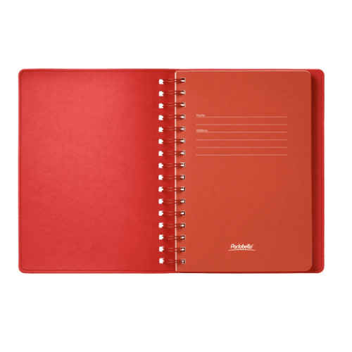 Ежедневник Виста (Vista) недатированный, черный/красный