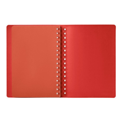 Ежедневник Виста (Vista) недатированный, черный/красный