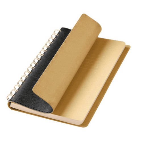 Ежедневник Виста (Vista) недатированный, черный/бежевый