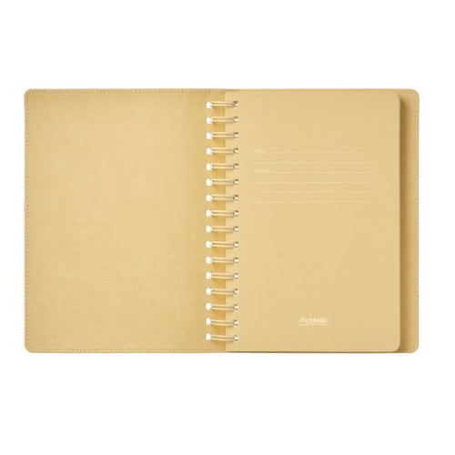 Ежедневник Виста (Vista) недатированный, черный/бежевый