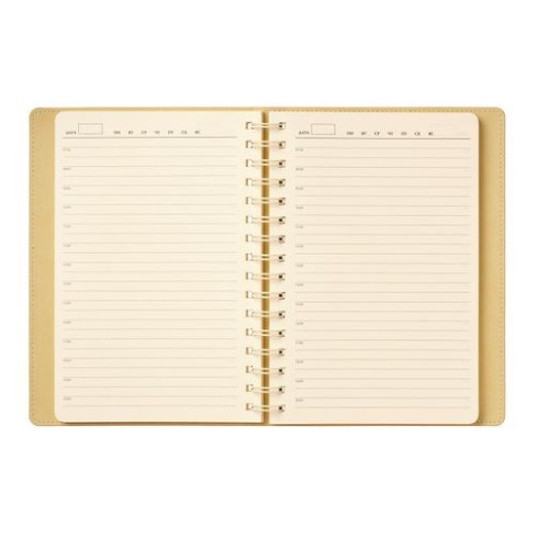 Ежедневник Виста (Vista) недатированный, синий/бежевый