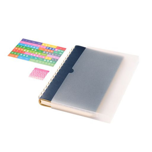 Ежедневник Виста (Vista) недатированный, синий/бежевый