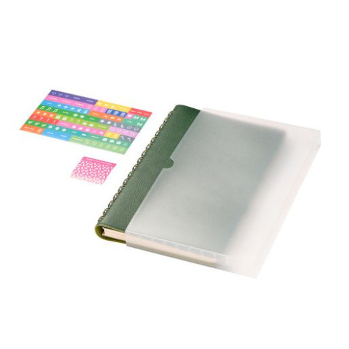 Ежедневник Виста (Vista) недатированный, зеленый/салатовый