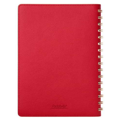 Ежедневник Виста (Vista) недатированный, красный/бежевый