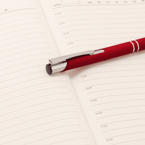 Шариковая ручка Альфа (Alpha), красная