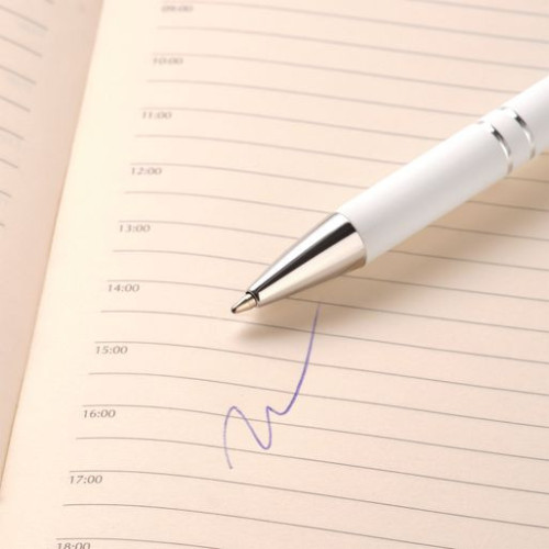 Шариковая ручка Альфа (Alpha), белая Шариковая ручка Альфа (Alpha), белая