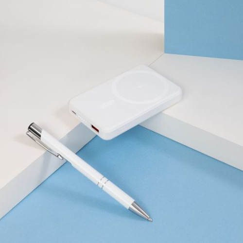 Шариковая ручка Альфа (Alpha), белая Шариковая ручка Альфа (Alpha), белая