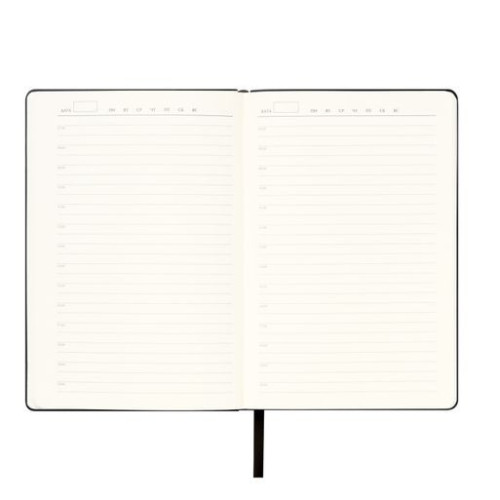 Ежедневник Спарк (Spark) недатированный, черный (с упаковкой, со стикерами)