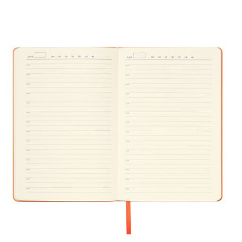 Ежедневник Спарк (Spark) недатированный, оранжевый (без упаковки, без стикера)