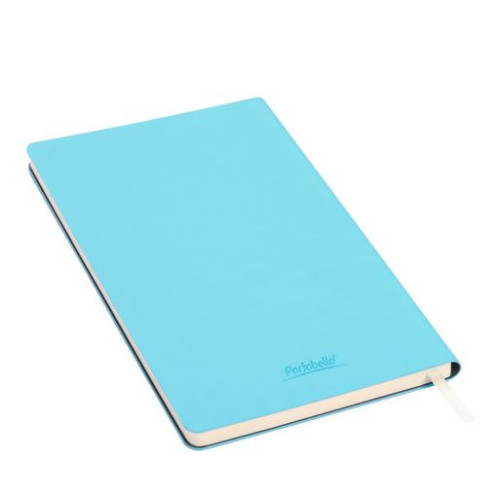 Ежедневник Спарк (Spark) недатированный, лазурный (без упаковки, без стикера, с серой подложкой)