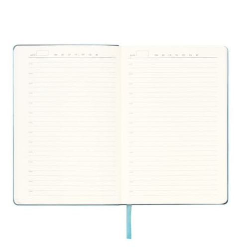 Ежедневник Спарк (Spark) недатированный, лазурный (без упаковки, без стикера, с серой подложкой)