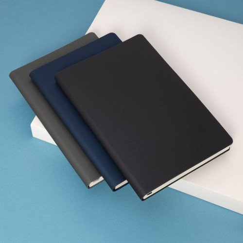 Ежедневник Стар (Star) недатированный, синий (с упаковкой, со стикерами)