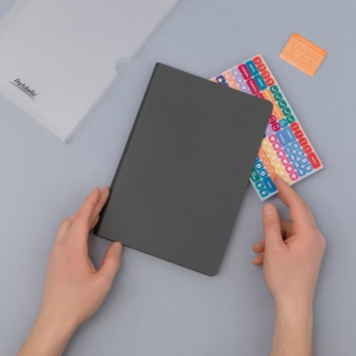 Ежедневник Стар (Star) недатированный, серый (с упаковкой, со стикерами) Ежедневник Стар (Star) недатированный, серый (с упаковкой, со стикерами)