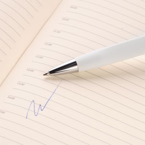 Шариковая ручка Пирамид Нео (Pyramid NEO), белая