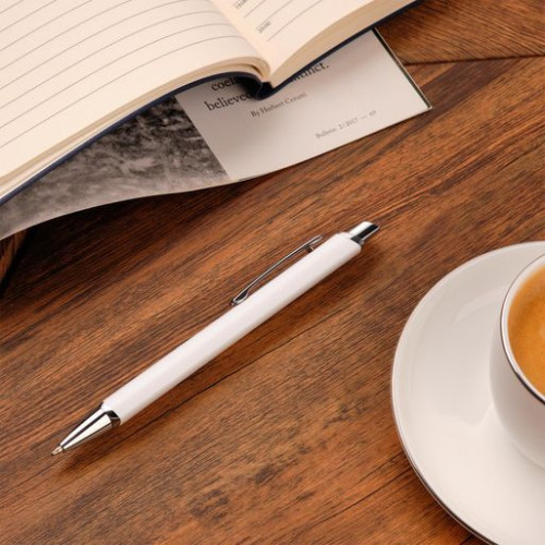 Шариковая ручка Пента (Penta), белая Шариковая ручка Пента (Penta), белая