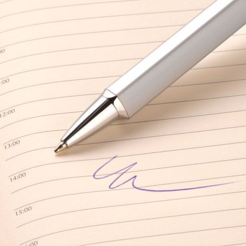 Шариковая ручка Пента (Penta), серебро Шариковая ручка Пента (Penta), серебро