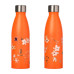 Термобутылка вакуумная герметичная Фреско (Fresco), оранжевая, зернистое покрытие