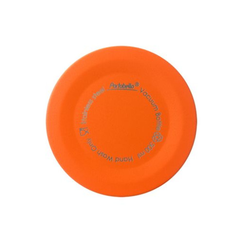 Термобутылка вакуумная герметичная Фреско (Fresco), оранжевая, гладкое покрытие