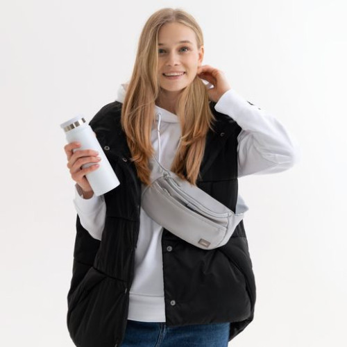 Поясная сумка Бостон (Boston), серый Поясная сумка Бостон (Boston), серый