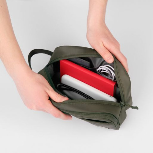 Дорожная косметичка Бостон (Boston), зеленая Дорожная косметичка Бостон (Boston), зеленая