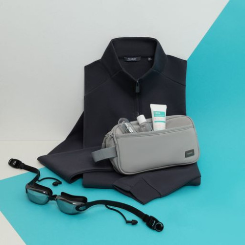 Дорожная косметичка Бостон (Boston), серая