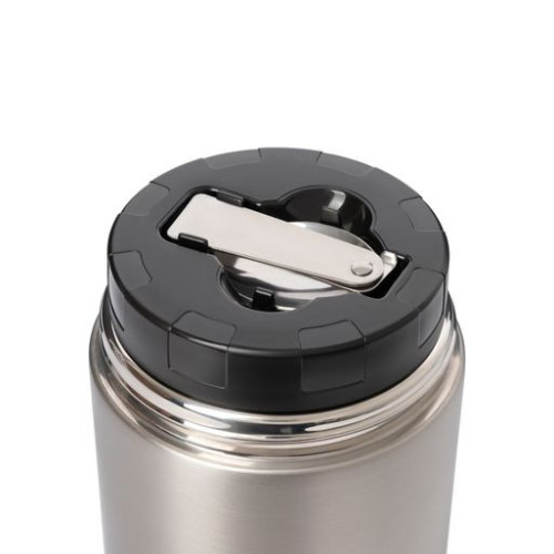 Термос для еды Бенто (Bento), серебряный Термос для еды Бенто (Bento), серебряный