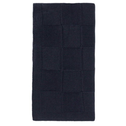 Плед Селла (Cella) вязаный, синий (без подарочной коробки) Плед Селла (Cella) вязаный, синий (без подарочной коробки)