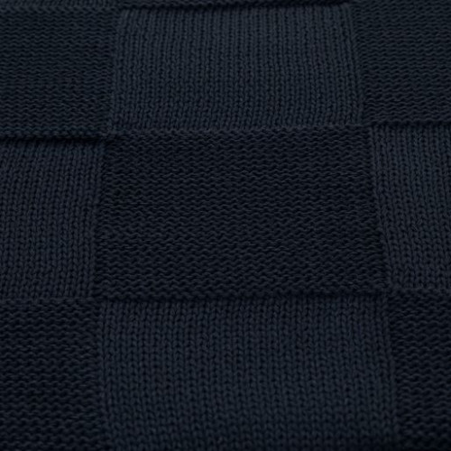 Плед Селла (Cella) вязаный, синий (без подарочной коробки) Плед Селла (Cella) вязаный, синий (без подарочной коробки)