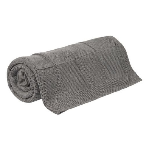 Плед Селла (Cella) вязаный, серый (без подарочной коробки) Плед Селла (Cella) вязаный, серый (без подарочной коробки)