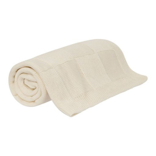 Плед Селла (Cella) вязаный, бежевый (без подарочной коробки)