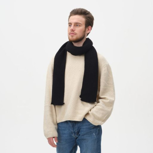 Шарф Форгес (Forges) вязаный, черный Шарф Форгес (Forges) вязаный, черный