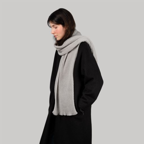 Шарф Форгес (Forges) вязаный, серый Шарф Форгес (Forges) вязаный, серый