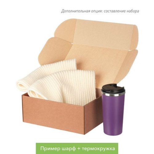 Шарф Форгес (Forges) вязаный, бежевый Шарф Форгес (Forges) вязаный, бежевый