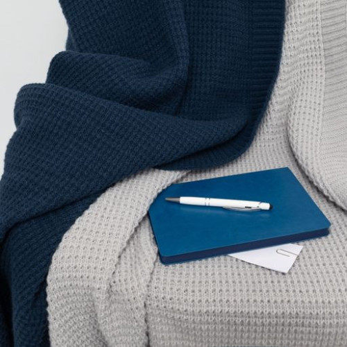 Плед Мальта Софт (Malta Soft) вязаный, 160*90 см, синий Плед Мальта Софт (Malta Soft) вязаный, 160*90 см, синий