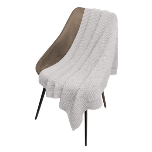 Плед Мальта Софт (Malta Soft) вязаный, 160*90 см, серый Плед Мальта Софт (Malta Soft) вязаный, 160*90 см, серый