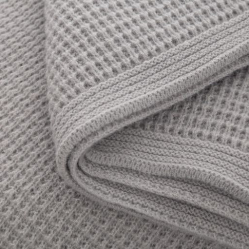 Плед Мальта Софт (Malta Soft) вязаный, 160*90 см, серый Плед Мальта Софт (Malta Soft) вязаный, 160*90 см, серый