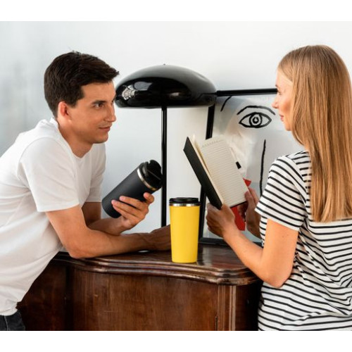 Термокружка вакуумная Палермо (Palermo), черная Термокружка вакуумная Палермо (Palermo), черная