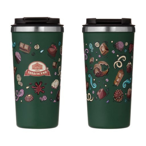 Термокружка вакуумная Палермо (Palermo), зеленая