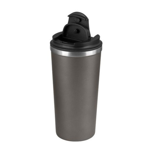 Термокружка вакуумная Палермо (Palermo), серая, матовая поверхность