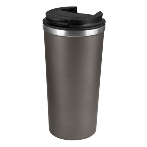 Термокружка вакуумная Палермо (Palermo), серая, матовая поверхность